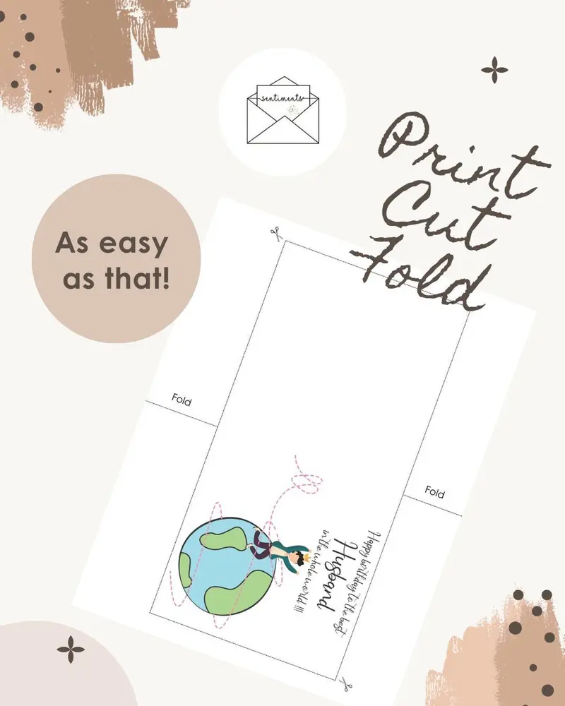 Happy Birthday Husband Card — view 3