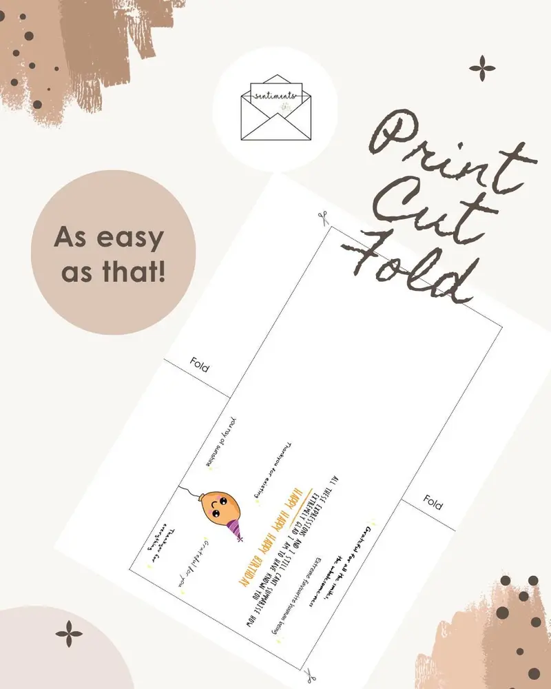 Sentimental Birthday Card Thank You for Existing Cute Happy  — view 3