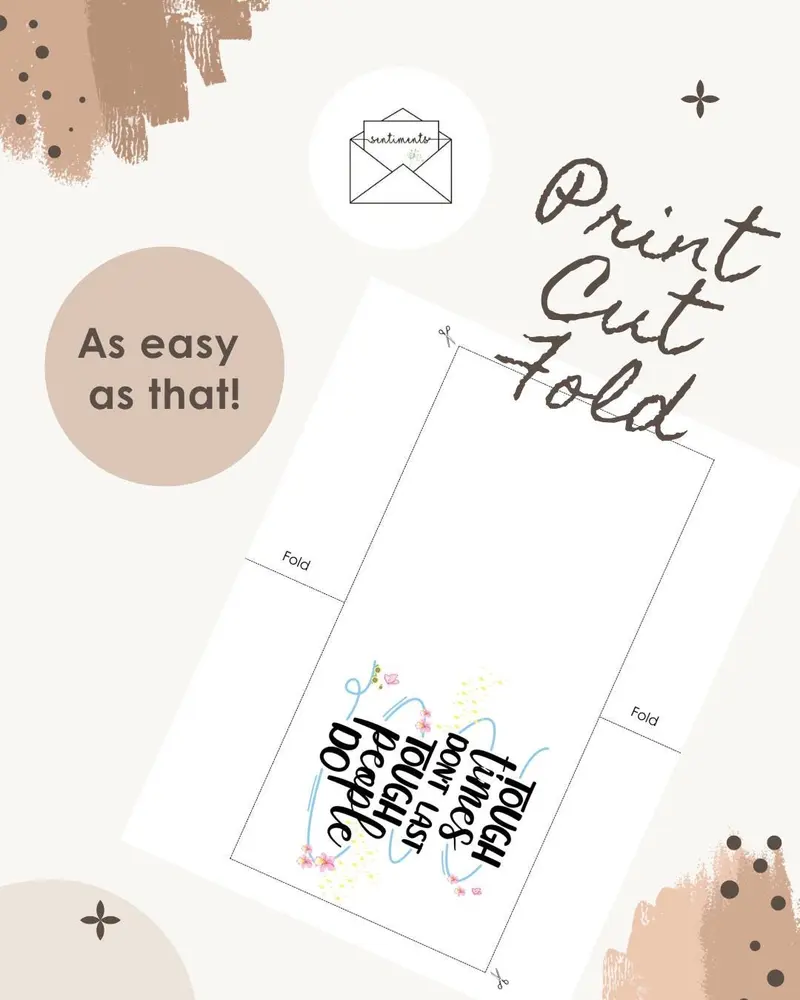 Encouragement Card Mental Health Support Tough Times Gift In — view 4