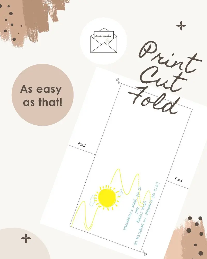 Sunshine Encouragement Card — view 3