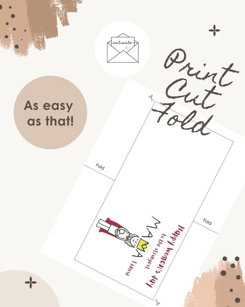 Happy Womens Day Card for Mom Strongest Mama I Know Internat — view 3