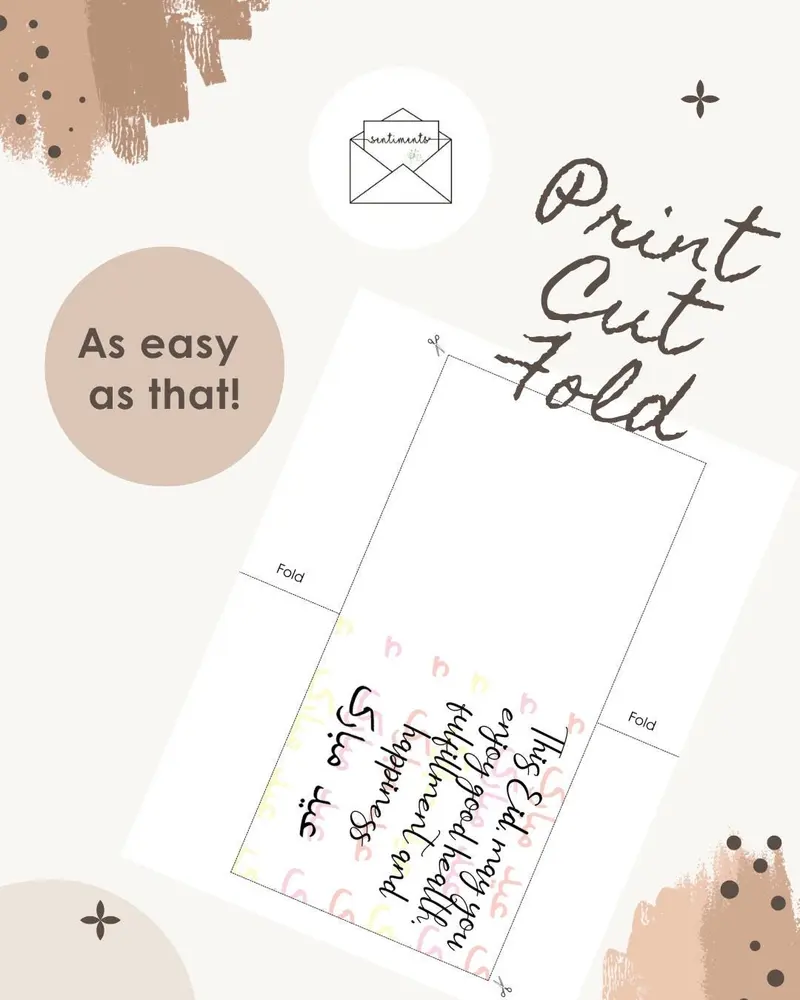 Elegant Eid Mubarak Greeting Card — view 3