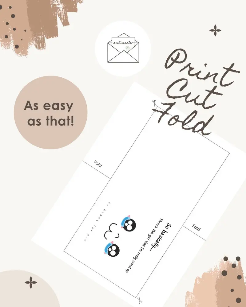 Cute Proud of You Card Kawaii Graduation Card for Her So Pro — view 3