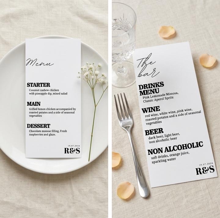 Editorial Wedding Stationery Bundle — view 6