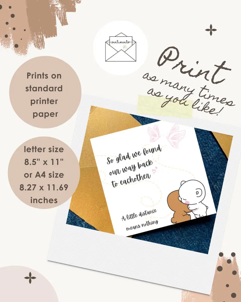 Long Distance Relationship Card — view 2