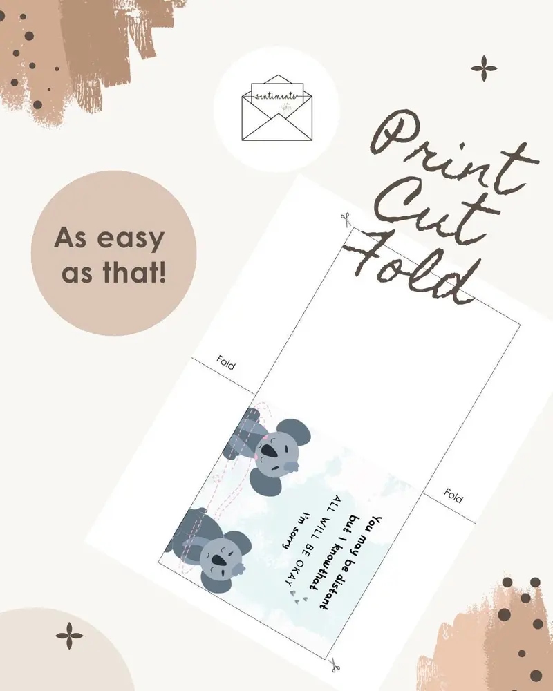 I'm Sorry Card for Partner — view 3