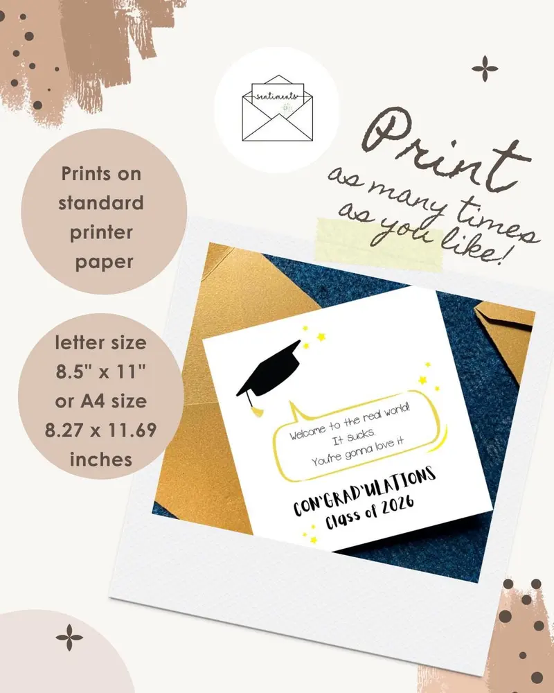 Funny Graduation Card — view 2
