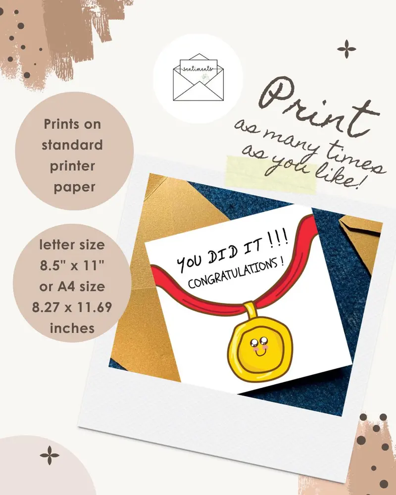 Congratulations Card — view 2