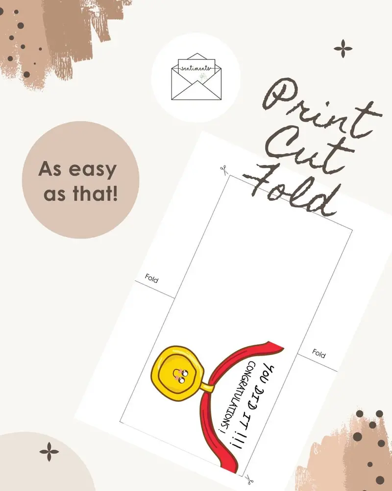 Congratulations Card — view 3