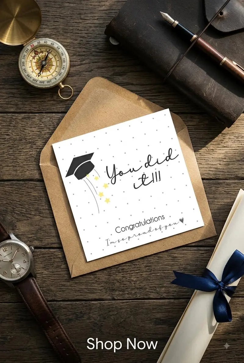 You Did It Graduation Card — view 2